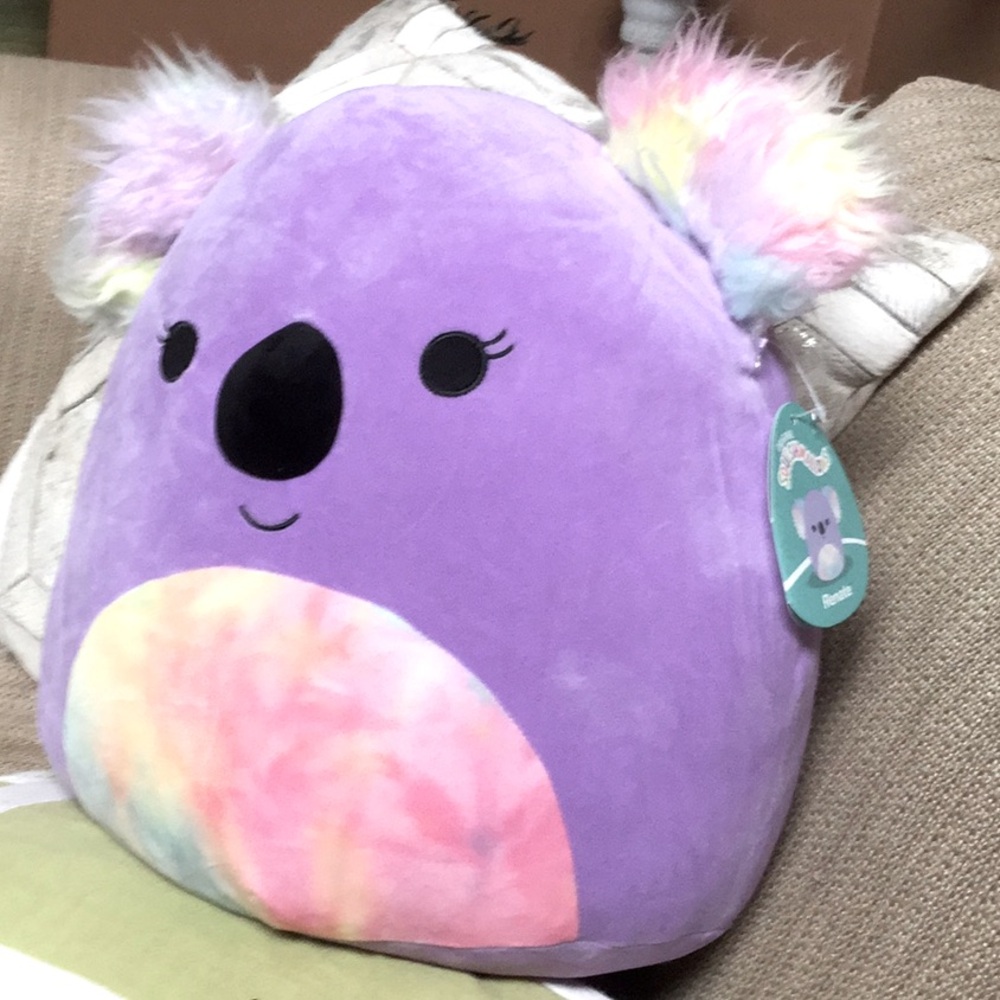 Rebate rainbow koala stuffed animal toy travel pillow buddy decor farmhouse